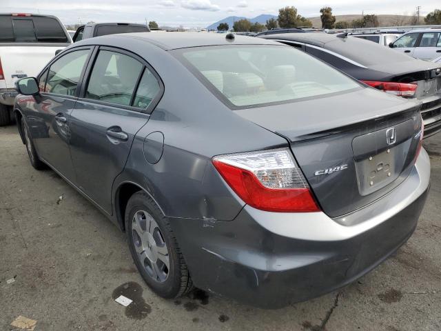 Photo 2 from auction – 2012 HONDA CIVIC HYBR with VIN JHMFB4F25CS008168