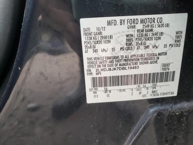 Photo 14 from auction – 2013 LINCOLN MKX with VIN 2LMDJ8JK7DBL19493