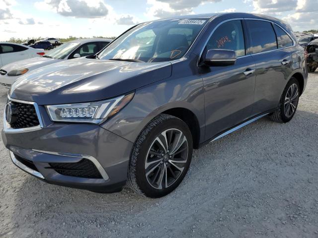 ACURA MDX TECHNO 2020 with VIN 5J8YD3H52LL006542 - Photo from auction
