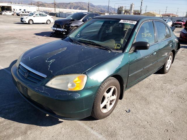 Photo 1 from auction – 2002 HONDA CIVIC LX with VIN 2HGES165X2H541730