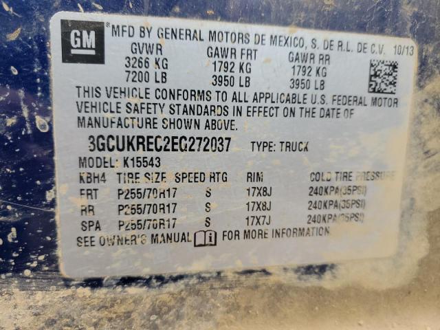 Photo 14 from auction – 2014 CHEVROLET SILVERADO with VIN 3GCUKREC2EG272037
