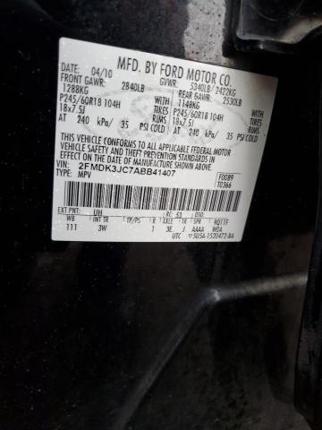 Photo 14 from auction – 2010 FORD EDGE sel with VIN 2FMDK3JC7ABB41407