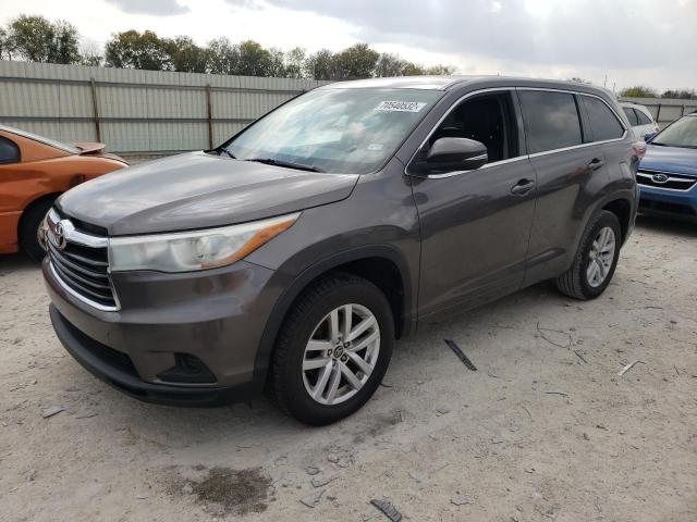 TOYOTA HIGHLANDER 2016 with VIN 5TDZARFH7GS021912 - Photo from auction