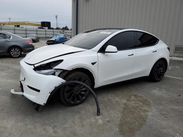 Foto 1 de la subasta – 2022 TESLA MODEL Y con VIN 7SAYGDEF6NF389970