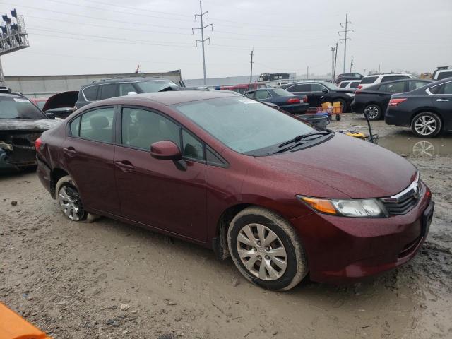 HONDA CIVIC LX 2012 with VIN 19XFB2F57CE074854 - Photo from auction