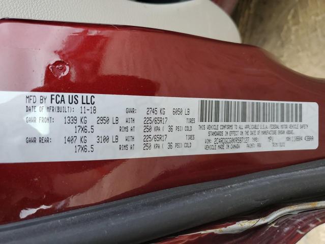 Photo 10 from auction – 2019 DODGE GRAND CARA with VIN 2C4RDGCG0KR587127