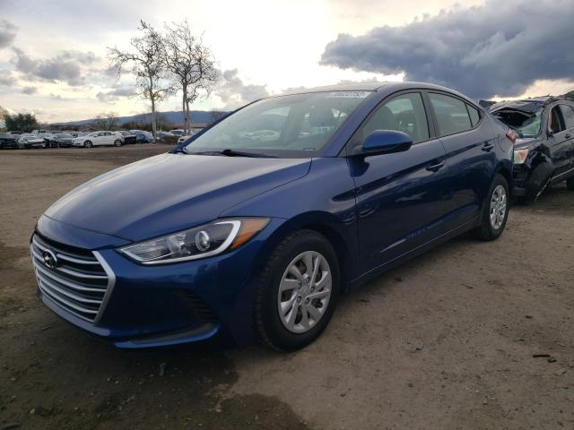 HYUNDAI ELANTRA SE 2018 with VIN 5NPD74LF2JH333681 - Photo from auction