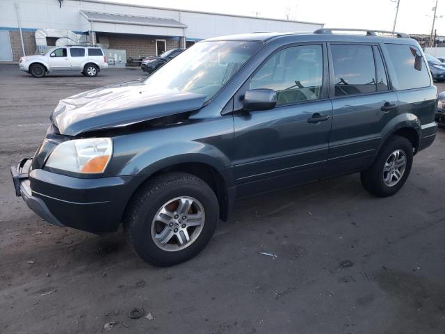 HONDA PILOT EX 2004 with VIN 5FNYF18484B005517 - Photo from auction