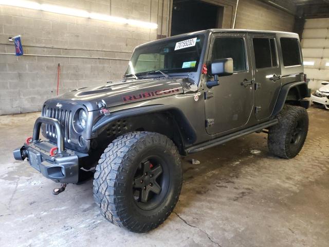 JEEP WRANGLER U 2014 with VIN 1C4BJWFG8EL167757 - Photo from auction