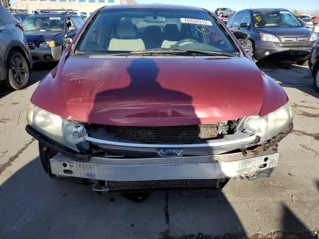 Photo 5 from auction – 2009 HONDA CIVIC LX with VIN 19XFA16579E001408