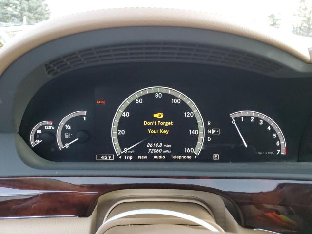 Photo 9 from auction – 2011 MERCEDES-BENZ S 550 with VIN WDDNG7BB5BA383400