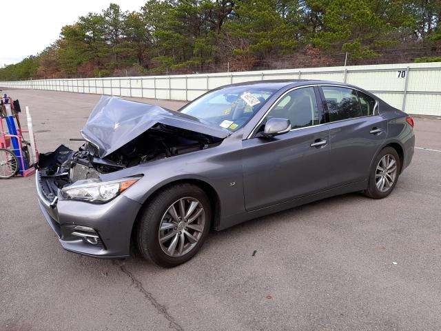 INFINITI Q50 BASE 2015 with VIN JN1BV7AR9FM412261 - Photo from auction
