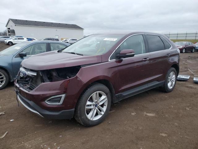 FORD EDGE SEL 2018 with VIN 2FMPK4J97JBB24002 - Photo from auction
