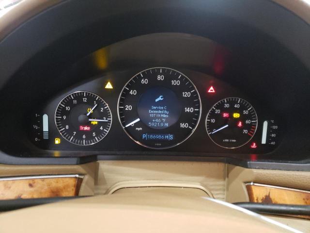 Photo 9 from auction – 2009 MERCEDES-BENZ E 350 with VIN WDBUF56X39B400443