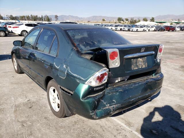 Photo 2 from auction – 2002 HONDA CIVIC LX with VIN 2HGES165X2H541730