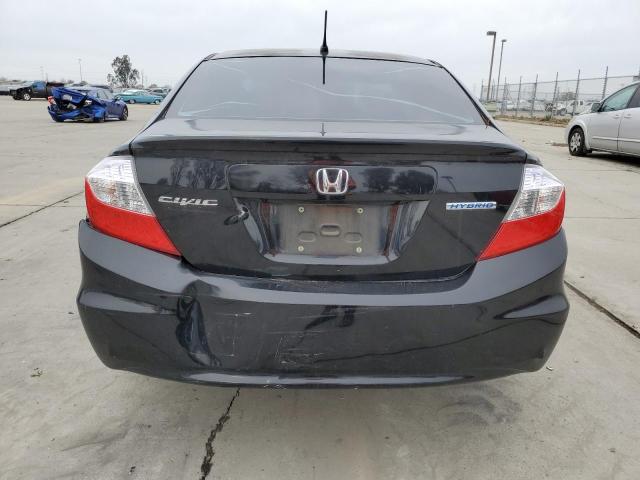 Photo 6 from auction – 2012 HONDA CIVIC HYBR with VIN JHMFB4F22CS010461