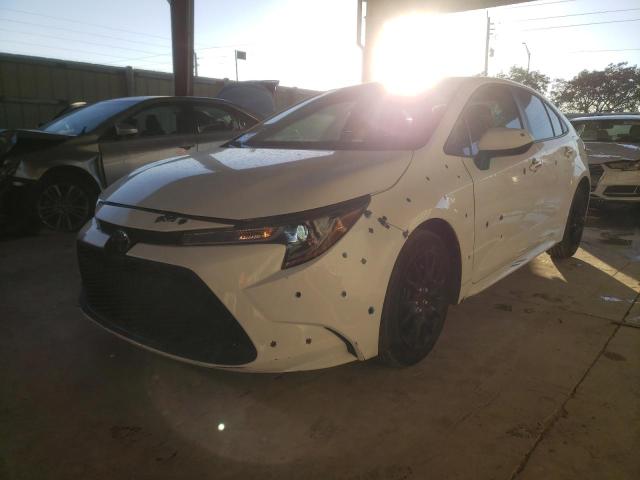TOYOTA COROLLA LE 2021 with VIN 5YFEPMAE8MP202535 - Photo from auction