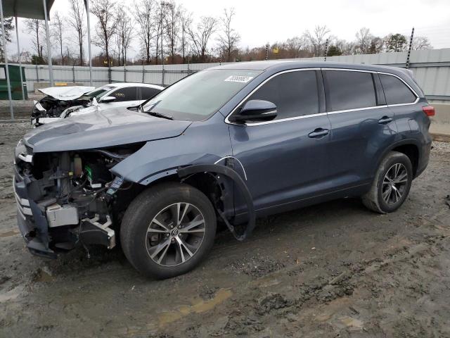 TOYOTA HIGHLANDER 2019 with VIN 5TDZZRFH5KS347290 - Photo from auction
