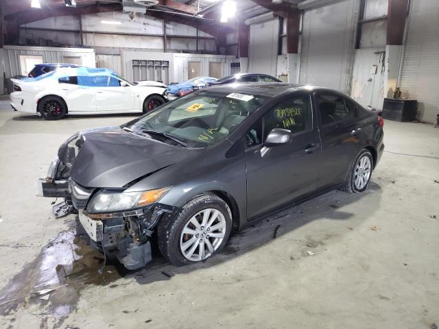 HONDA CIVIC EXL 2012 with VIN 2HGFB2F93CH536206 - Photo from auction