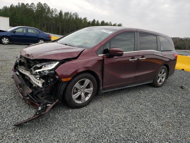 HONDA ODYSSEY EX 2020 with VIN 5FNRL6H74LB017201 - Photo from auction