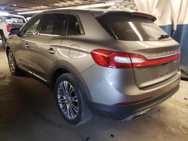 Photo 2 from auction – 2016 LINCOLN MKX RESERV with VIN 2LMTJ8LRXGBL76135