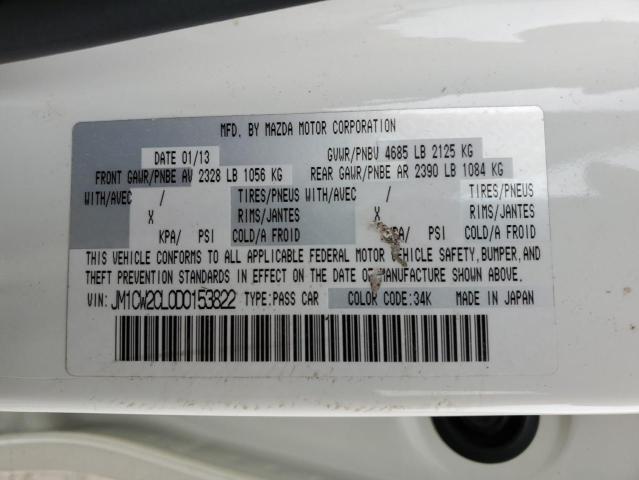 Photo 14 from auction – 2013 MAZDA 5 with VIN JM1CW2CL0D0153822
