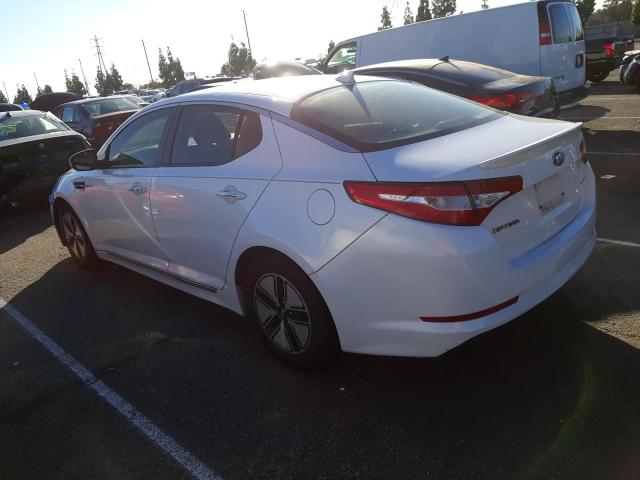 Photo 2 from auction – 2013 KIA OPTIMA HYB with VIN KNAGM4ADXD5043083