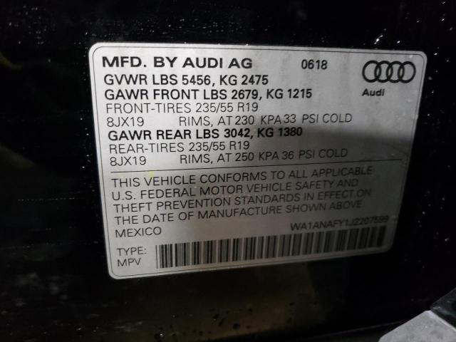 Photo 14 from auction – 2018 AUDI Q5 PREMIUM with VIN WA1ANAFY1J2207599