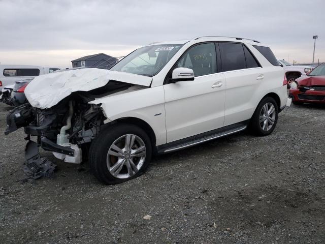 MERCEDES-BENZ ML 350 BLU 2012 with VIN 4JGDA2EB1CA020658 - Photo from auction