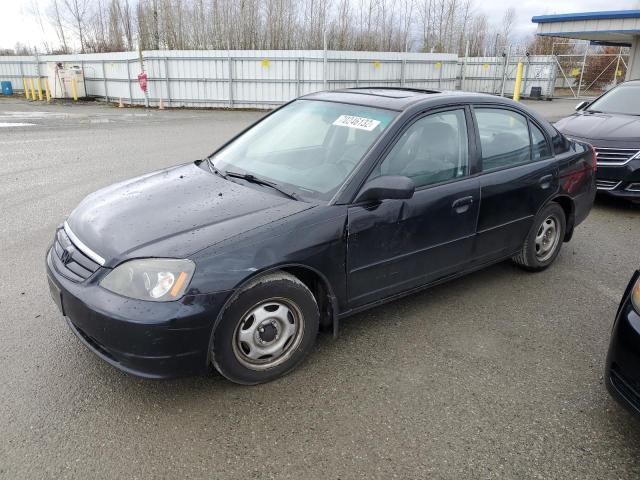 Photo 1 from auction – 2001 HONDA CIVIC EX with VIN JHMES25771S002558
