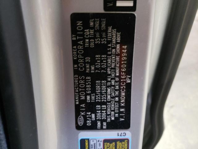 Photo 14 from auction – 2015 KIA SEDONA EX with VIN KNDMC5C16F6019944
