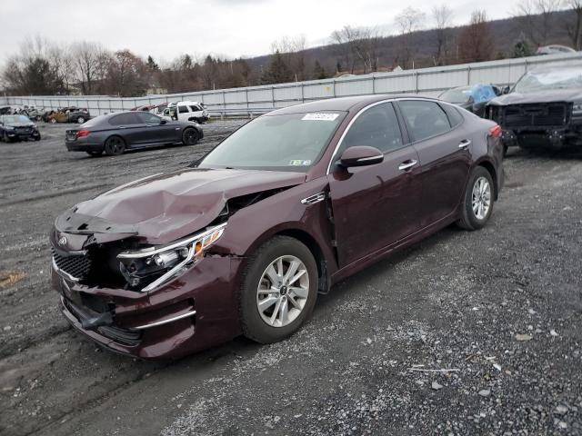 KIA OPTIMA LX 2016 with VIN 5XXGT4L39GG108869 - Photo from auction