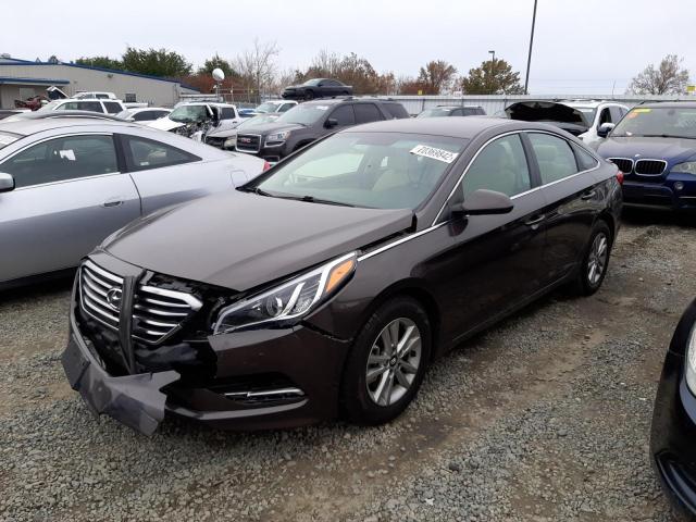 HYUNDAI SONATA SE 2015 with VIN 5NPE24AF4FH023819 - Photo from auction