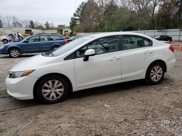 HONDA CIVIC LX 2012 with VIN 19XFB2F52CE361700 - Photo from auction