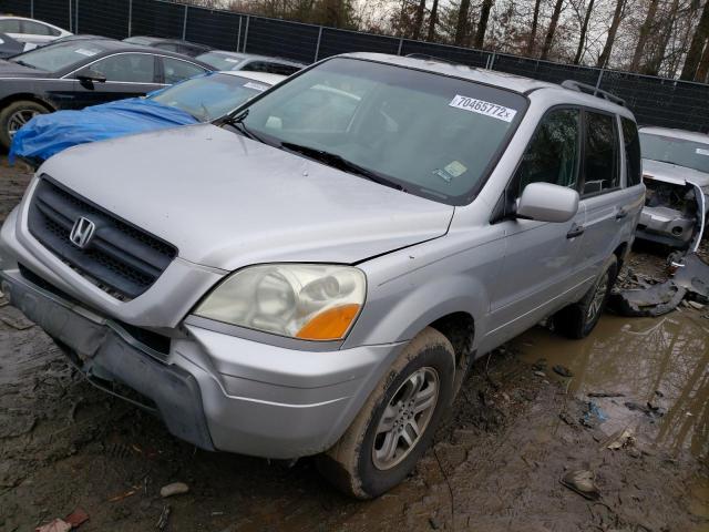 HONDA PILOT EXL 2005 with VIN 5FNYF18515B024694 - Photo from auction