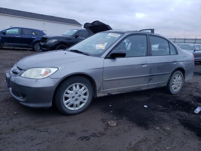 Photo 1 from auction – 2005 HONDA CIVIC LX with VIN 2HGES16595H572939