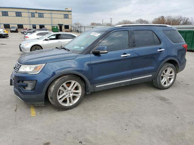 FORD EXPLORER L 2017 with VIN 1FM5K7F86HGB52420 - Photo from auction