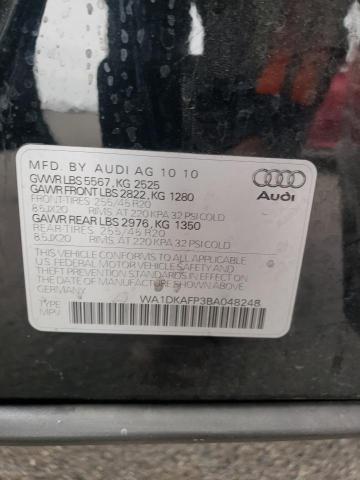Photo 14 from auction – 2011 AUDI Q5 PREMIUM with VIN WA1DKAFP3BA048248