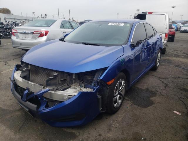 HONDA CIVIC LX 2016 with VIN 19XFC2F56GE203296 - Photo from auction