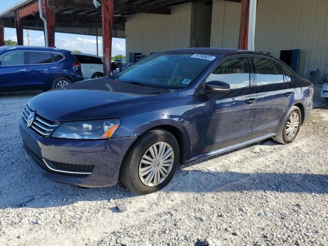 VOLKSWAGEN PASSAT S 2014 with VIN 1VWAT7A30EC044998 - Photo from auction