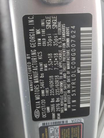 Photo 14 from auction – 2021 KIA SORENTO S with VIN 5XYRLDLC0MG007624