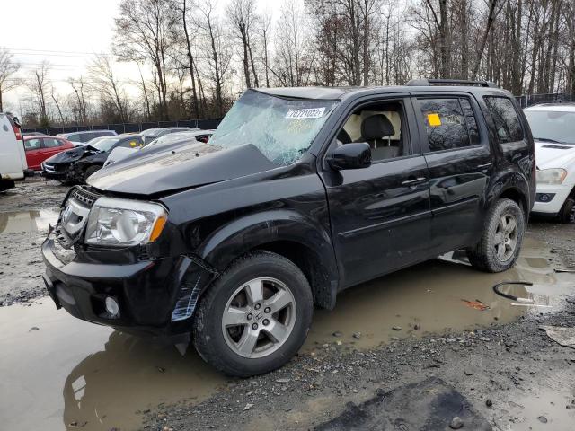 HONDA PILOT EXL 2009 with VIN 5FNYF485X9B045969 - Photo from auction