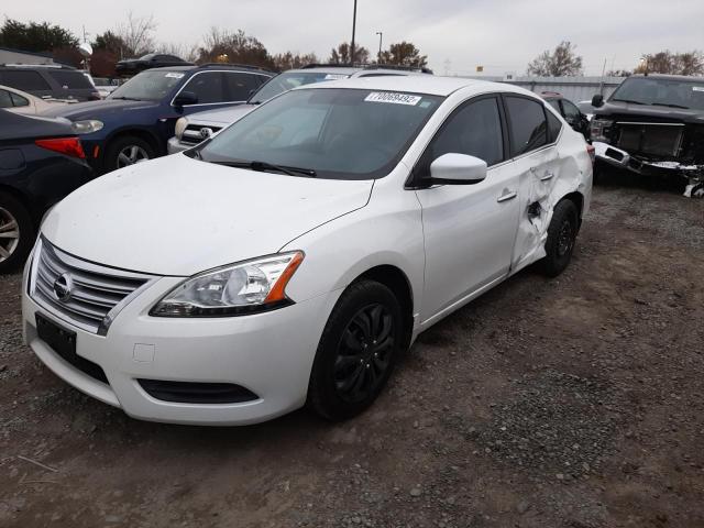 NISSAN SENTRA S 2015 with VIN 3N1AB7AP3FL693177 - Photo from auction