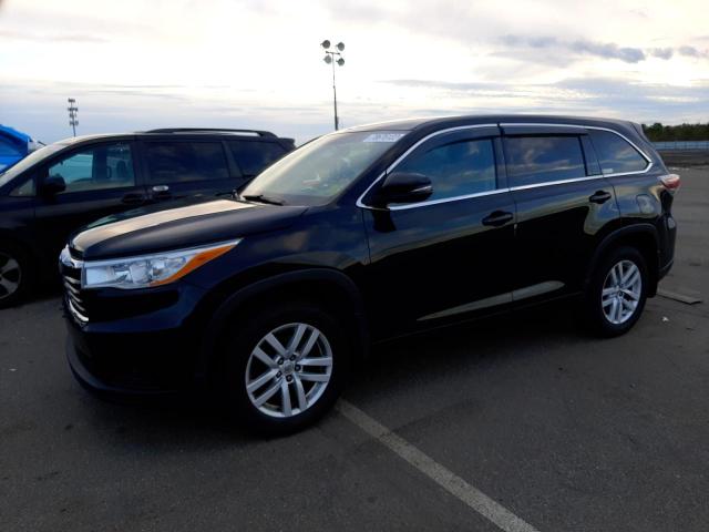 TOYOTA HIGHLANDER 2014 with VIN 5TDBKRFH8ES053344 - Photo from auction