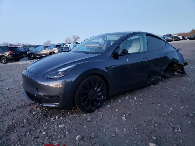 TESLA MODEL Y 2022 with VIN 7SAYGDEF7NF545630 - Photo from auction