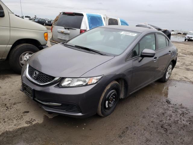 HONDA CIVIC LX 2015 with VIN 19XFB2F5XFE264846 - Photo from auction