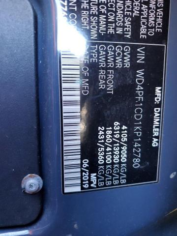 Photo 14 from auction – 2019 MERCEDES-BENZ SPRINTER 2 with VIN WD4PF1CD1KP142780