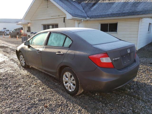 Photo 2 from auction – 2012 HONDA CIVIC LX with VIN 19XFB2F59CE103996