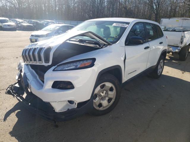 Photo 1 from auction – 2016 JEEP CHEROKEE S with VIN 1C4PJMAS5GW240431