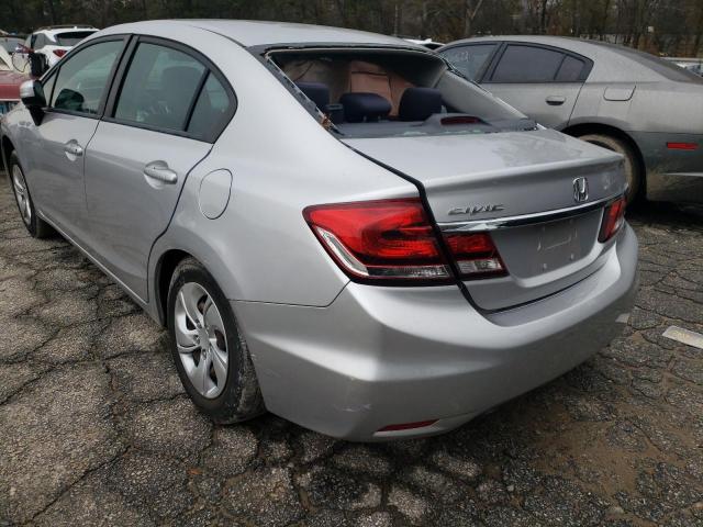 Photo 2 from auction – 2014 HONDA CIVIC LX with VIN 19XFB2F59EE039719